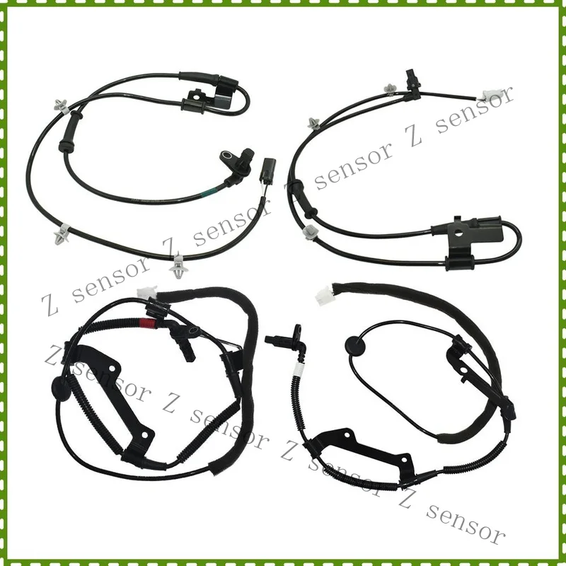 RRR+ 4PCS Front & Rear ABS Wheel Speed Sensors for Hyundai Santa Fe 2010-2012 2.4 3.5