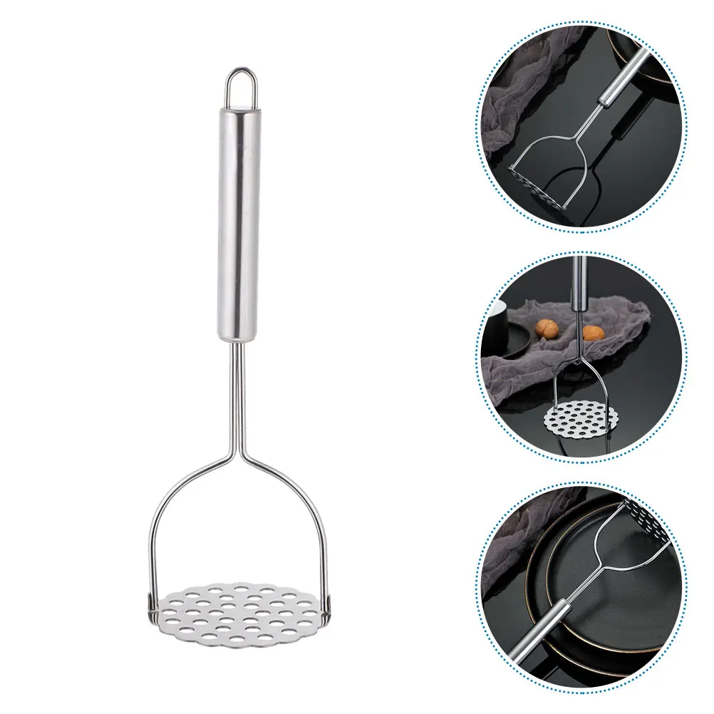 

Potato Masher Stainless Steel Kitchen Tool For Mashing Potatoes Vegetables Beans Sweet Potatoes Pumpkin Fruit Manual