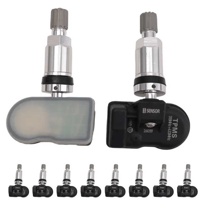 DT42-10Pcs TPMS Tire Pressure Sensor Programmable For Autel Tool TS408 TS508 ITS600 315MHZ+433Mhz 2 In 1 MX Sensor Monitor