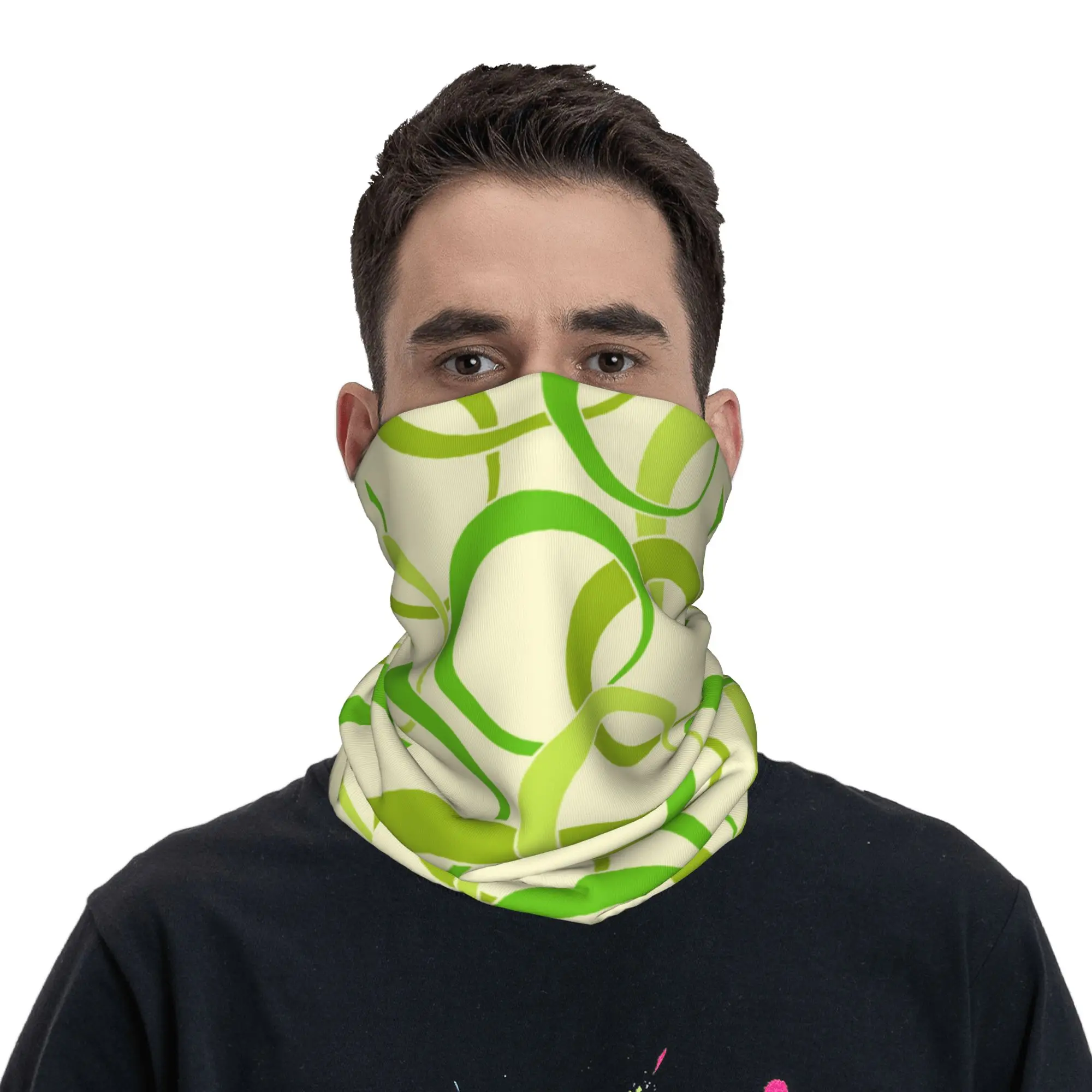 Pics Of Overlaping Circles Images Bandana Neck Gaiter Printed Mask Scarf Warm Face Mask Riding For Men Women Adult