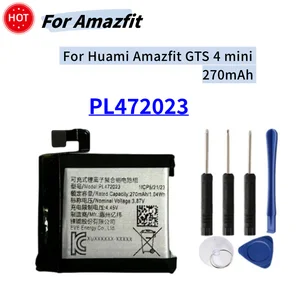 Bilashmart Replacement Battery PL472023 Huami Amazfit GTS 4 mini 270mAh PL472023 Battery Replacement + Free Tools