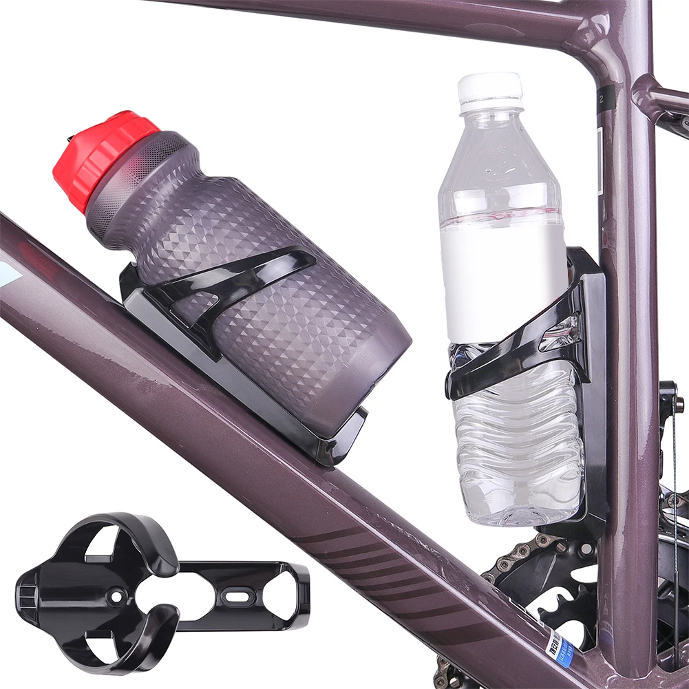 For Airtag Bike Hidden Holder W/ Water Bottle Cage Water Cup Frame Plastic Bottle Holder Drink Cup Bracket GPS Tracker Accessory