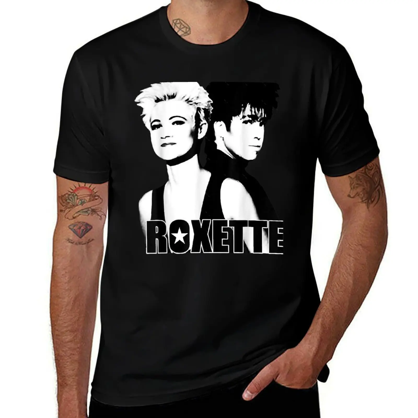 Футболка Roxette, милая одежда с графикой, новые подарки и футболки, мужские рубашки для тренировок