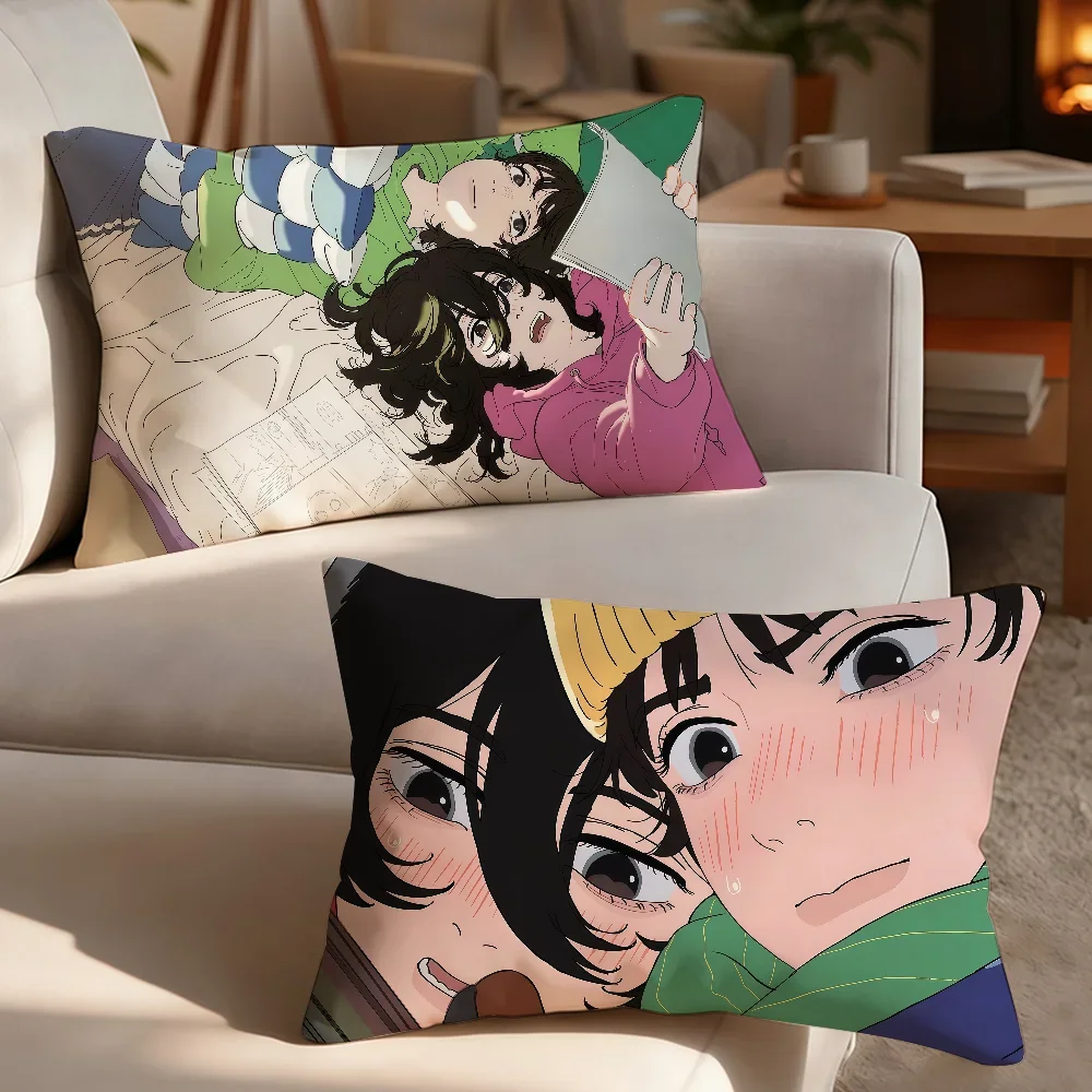 Anime Movie L-Look Back-S cushion cover Breathable Washable Decor Shell Pillowcase Zipper Sofa Office Lumbar Decoration
