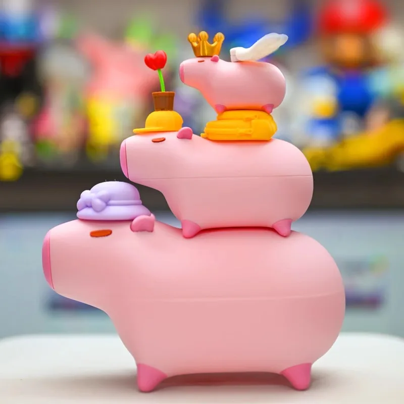 

pink stacking music 3D printing magnetic nesting doll capybara box decompression doll ornament
