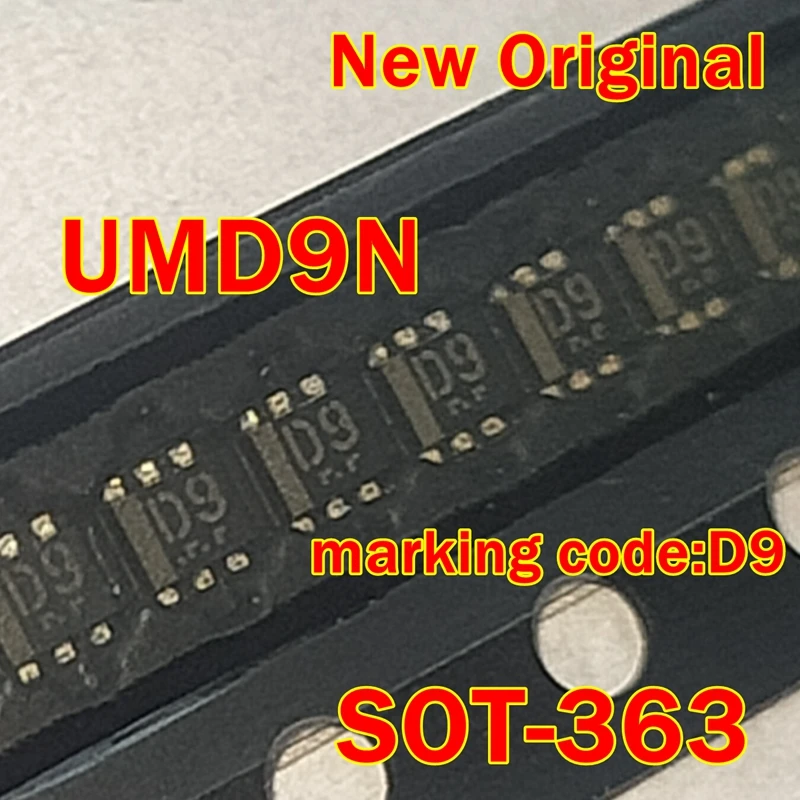 1pcs to 100pcs  UMD9NTR UMD9N  SOT-363 New Original marking code:D9 Digital Transistor