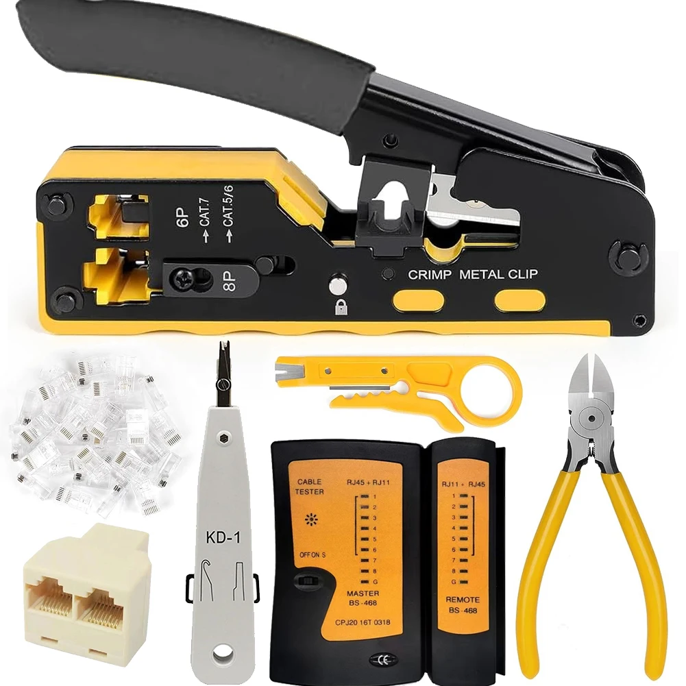 RJ45 Crimp Tool Kit…
