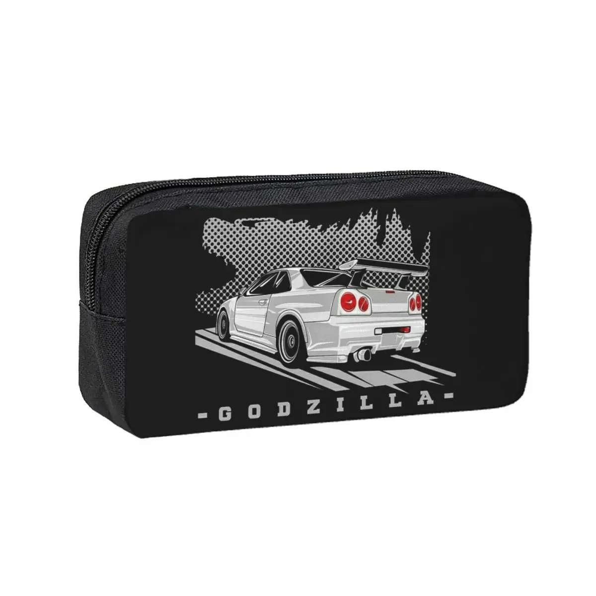 Skyline R34 GTR Auto-Liebhaber-Zubehör, JDM-Autos, Federmäppchen für Schüler, Stiftbox, Stifttasche, Stifthalter