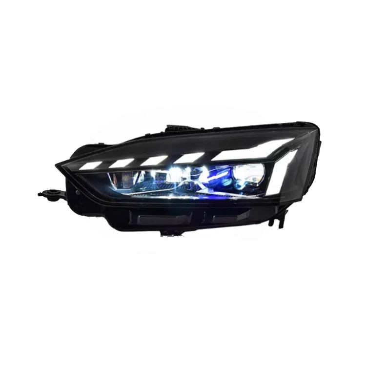 

Damei Car Accessories Front Bumper Lights LED Dual Lenses Modified RS4 Style DRL Headlight Matrix Headlights For A5 B9 2017