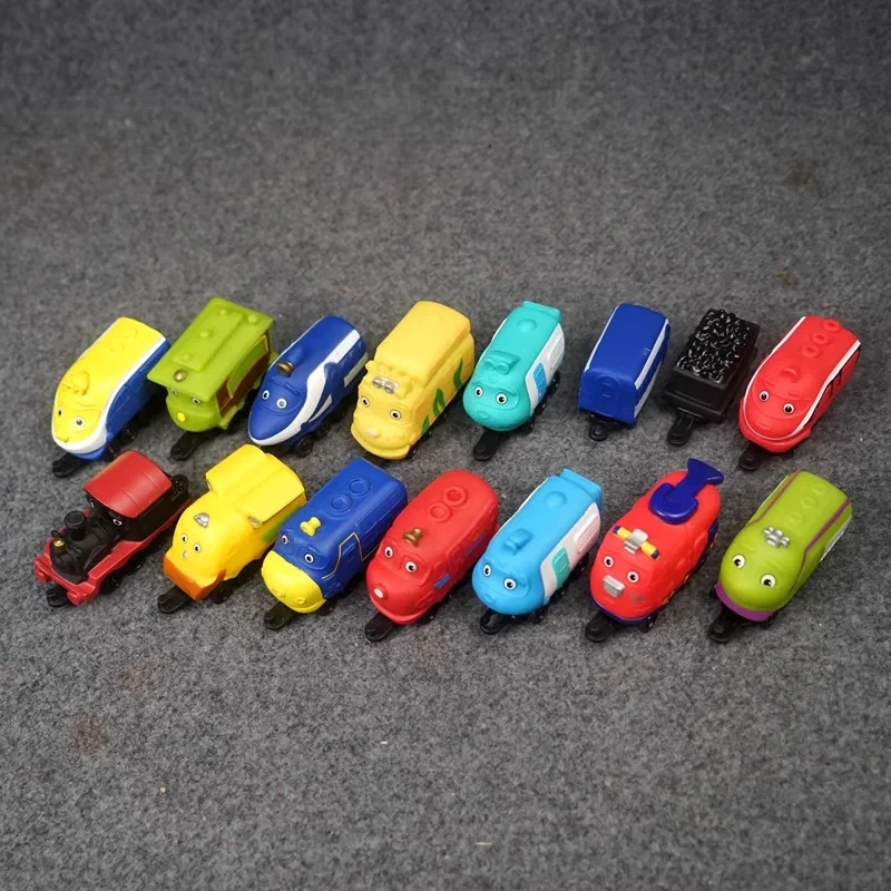 4*9cm japanese cartoon Chuggington train figure doll PVC model for kids toy