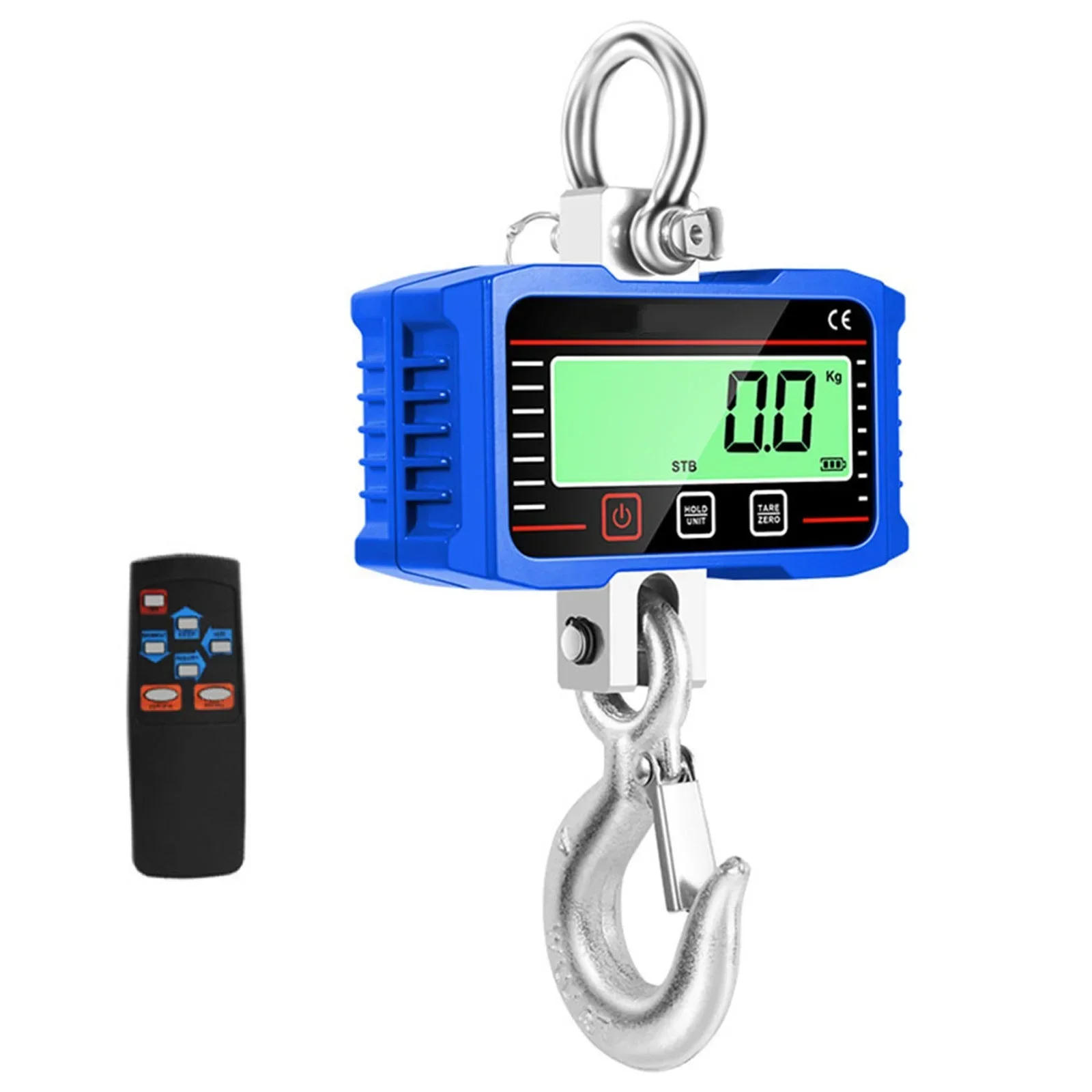 

Collision-resistant Crane Hook Scale 1500kg Crane Scale Anti-detachment Plate Bold Hanging Rings High-precision Sensor