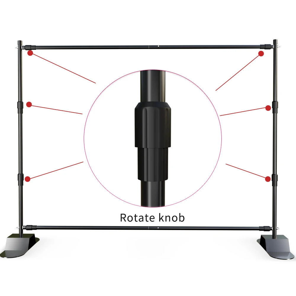 

2.4x3M Backdrop Background Stand Frame Support System Muslin Green Screen With OXford Bag For Photography Photo Studio Video