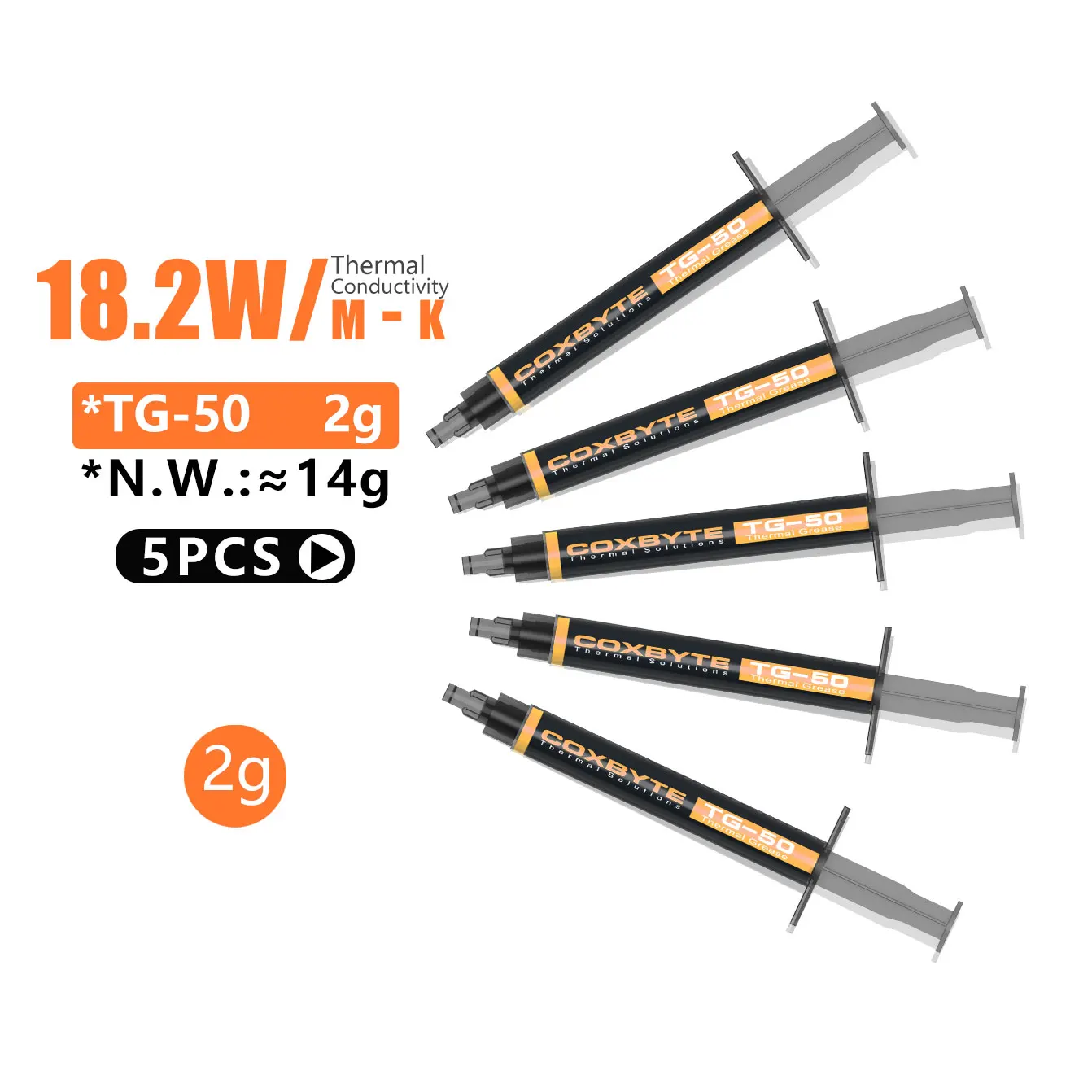 Variant: TG-50 2g 5PCS