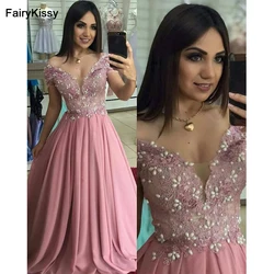 FairyKissy Woman Evening Prom Dresses 2024 Party Night Celebrity Long Elegant Plus Size Arabic Formal Dress Gown