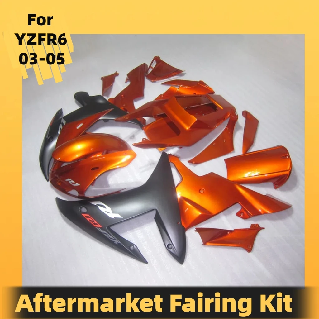 Full Fairings YZF R6 2003 2004 2005 ABS Plastic Fairing Set for Yamaha YZF R6 03 04 05 Motorcycle Injection Panel Kit