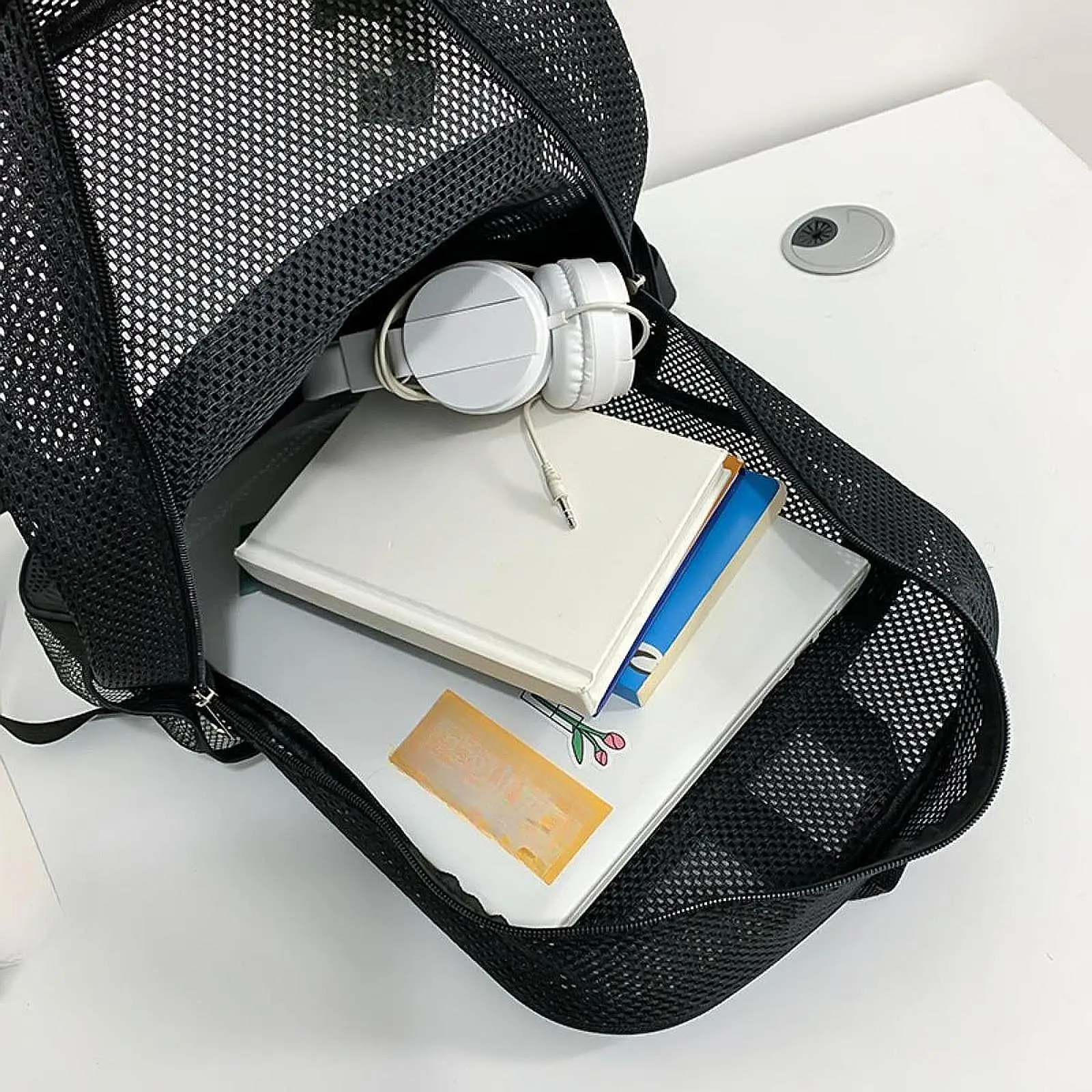 

Сетчатый рюкзак, спортивная спортивная сумка, повседневный рюкзак, удобный пляжный рюкзак, сумка для хранения фитнеса для уличных покупок, путешествий, езды на велосипеде