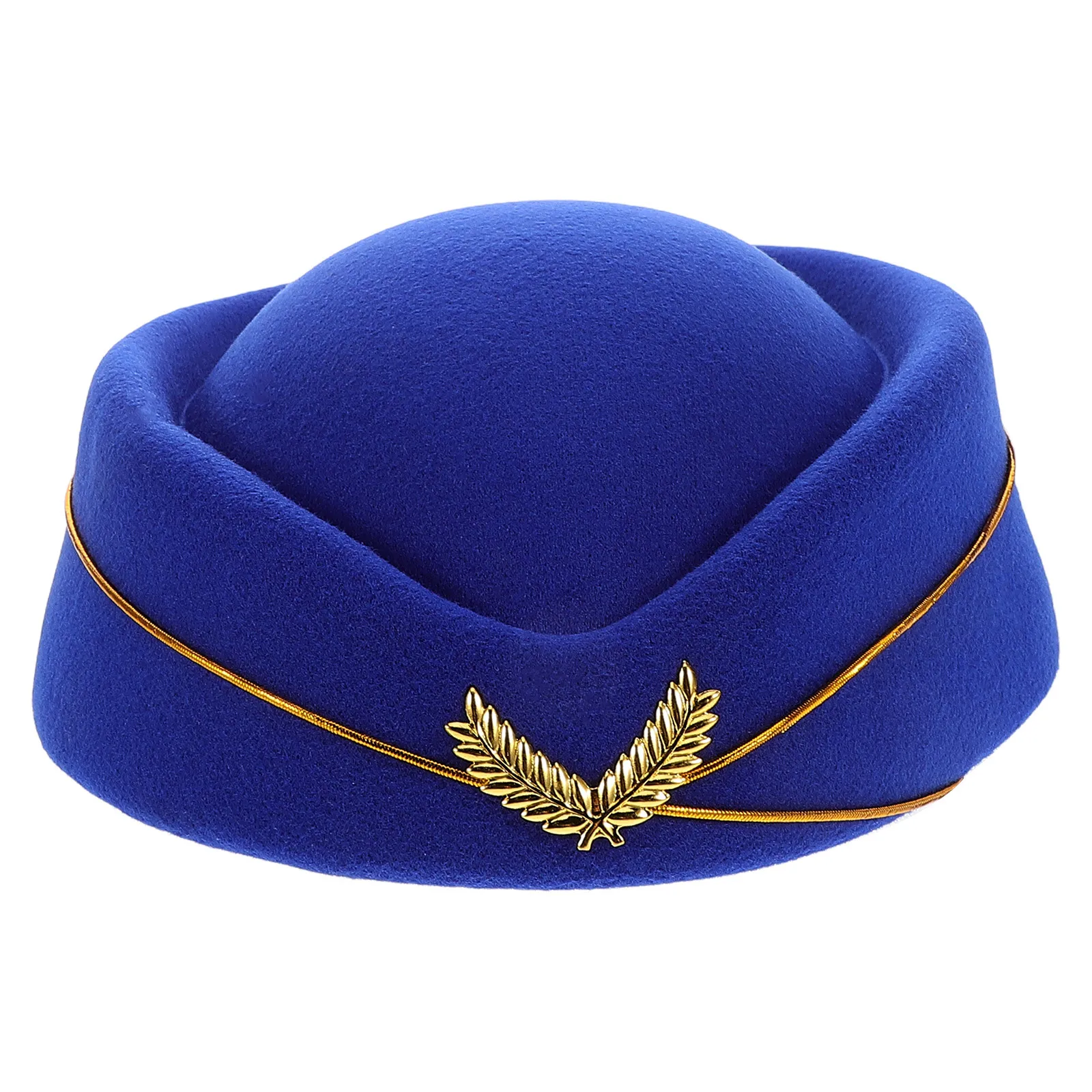 

Женский фетровый берет, кепка стюардессы, шляпа из искусственной шерсти авиакомпании, костюм для косплея, аксессуары для стюардессы