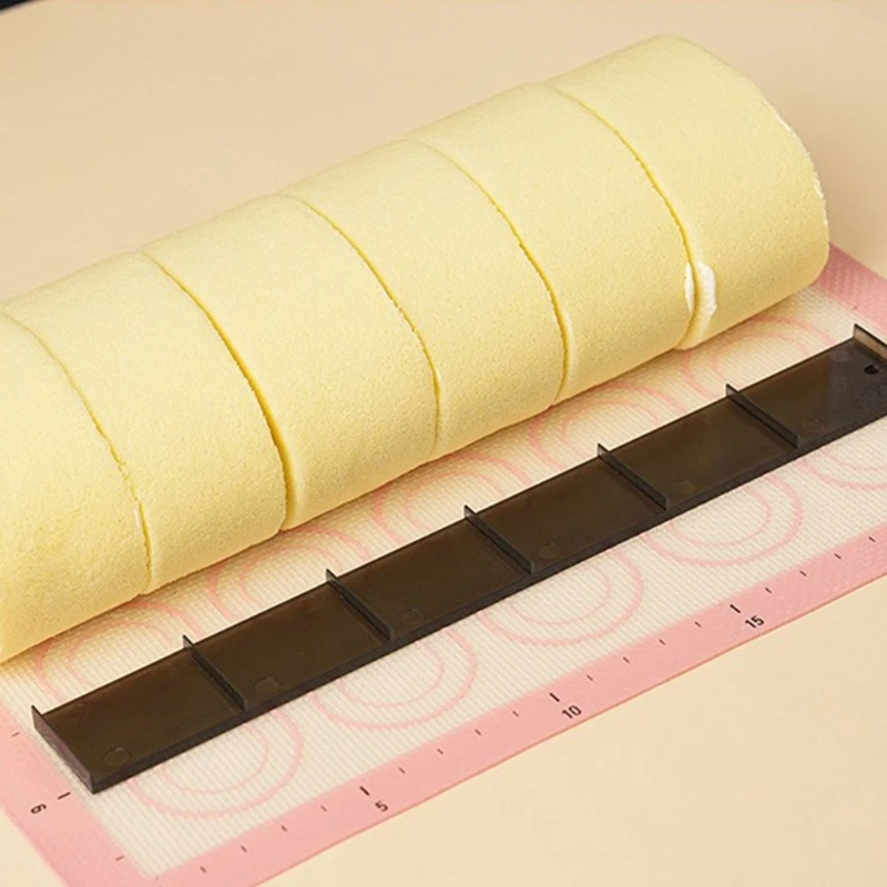 4Pcs Cake Cutting Roll Scale Ruler Division Molds Pastries Bakings Layering Tool