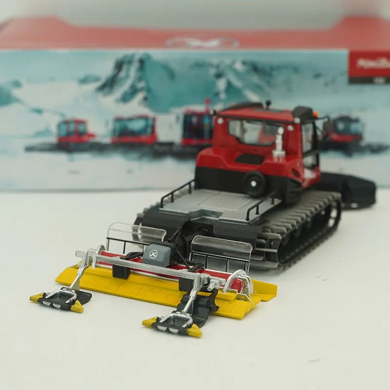 Diecast 1:43 Scale German Pistenbul-600 Snowplow Alloy Vehicle Model