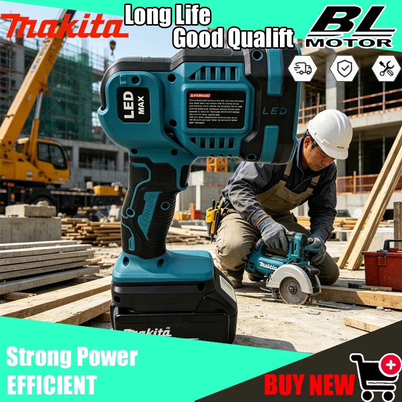 

Makita 21V Foldable LED Cordless Work Light, Magnetic Portable Inspection Lamp for DIY Automotive & Industrial Maintenance