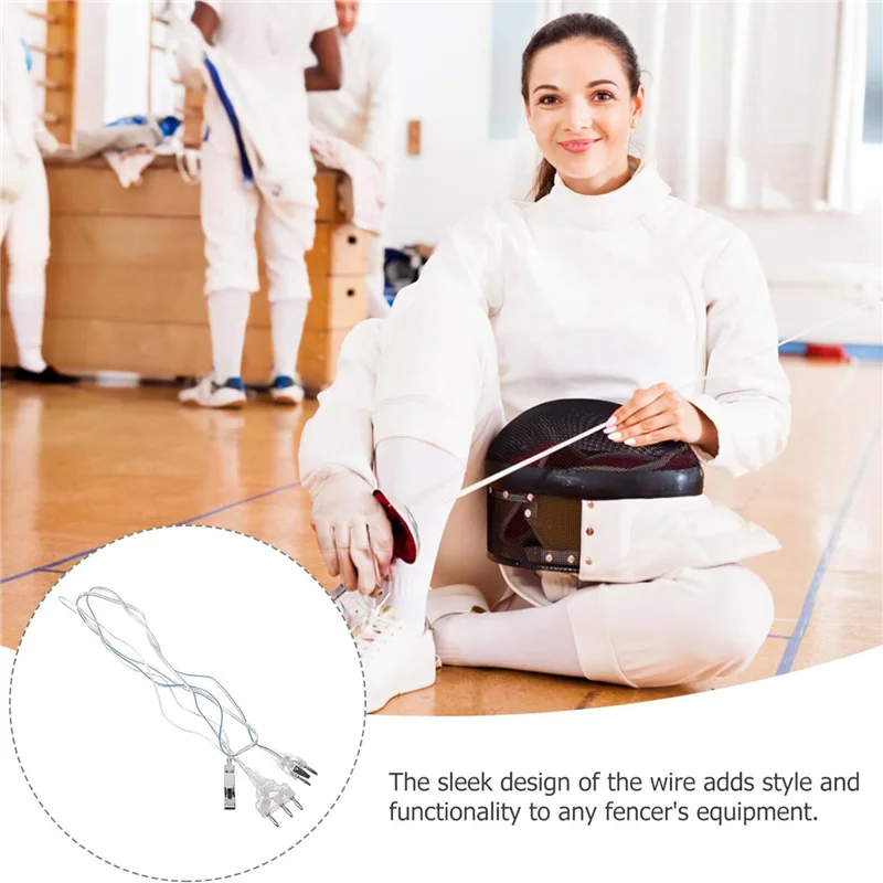 

AEB0-Foil Hand Line Fencing Body Cords For Foil Professional Cords Foil Cord Fencing Hand Line Clamp Flexible Sport Parts
