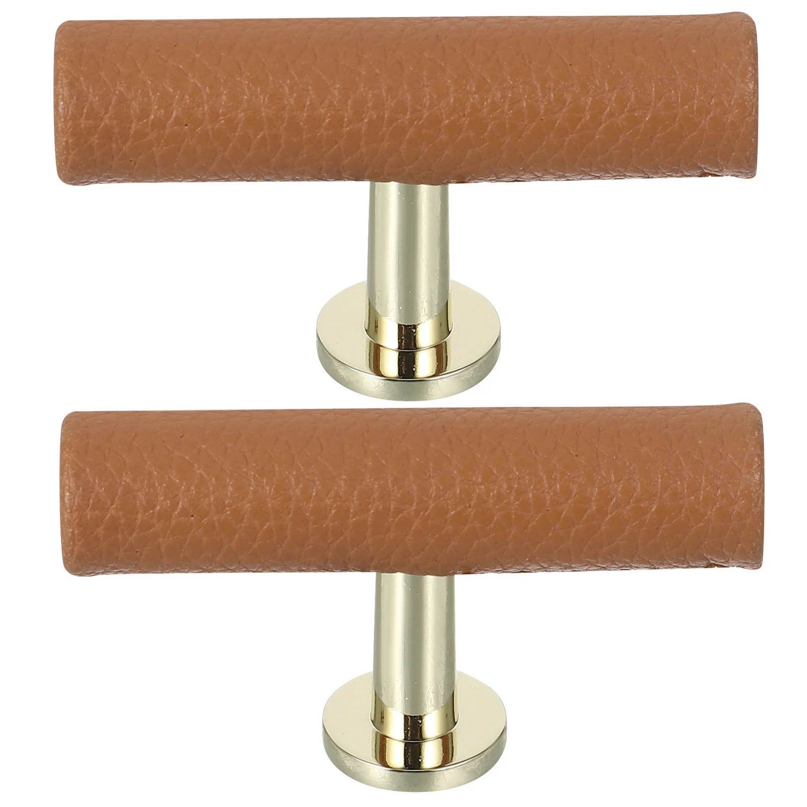 

2Pcs Faux Drawer Pulls Solid Zinc Alloy Cabinet Hardware for Dresser Bookcase Bathroom Closets Decorative Knobs Khaki