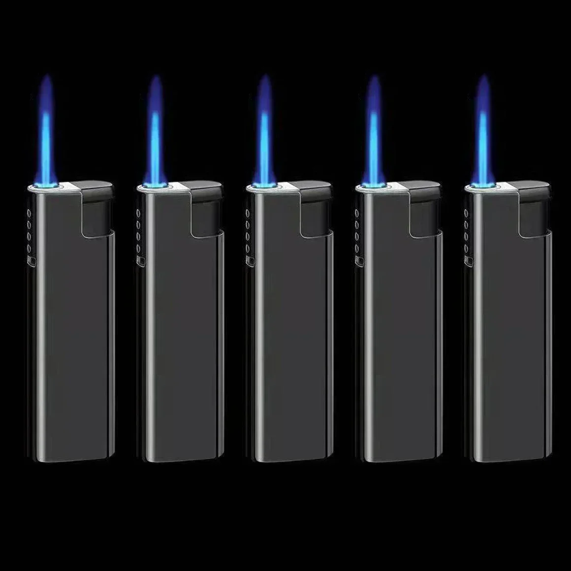 Nieuw merk buiten winddicht directe injectie blauwe vlam aansteker sigarettenaansteker rookaccessoires campinggereedschap ontstekingsgereedschap