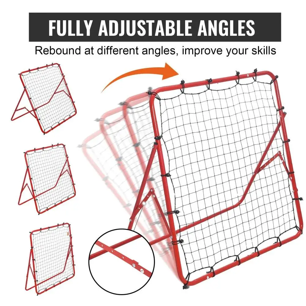 Filet de rebond de football 39x39, filet de but à Angles réglables portables pour enfants, adolescents et tous âges, installation et rangement faciles
