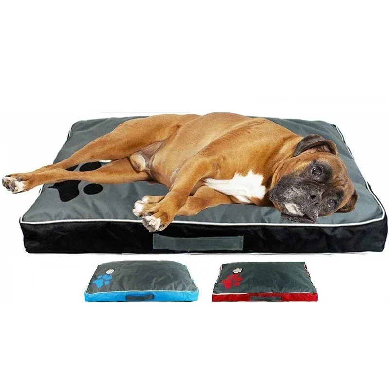 

Small Bed Puppy Beds Dog Large Medium Mat Cushion Removable Paw For Waterproof Pet Thicken Cover Summer Sleeping Cooling