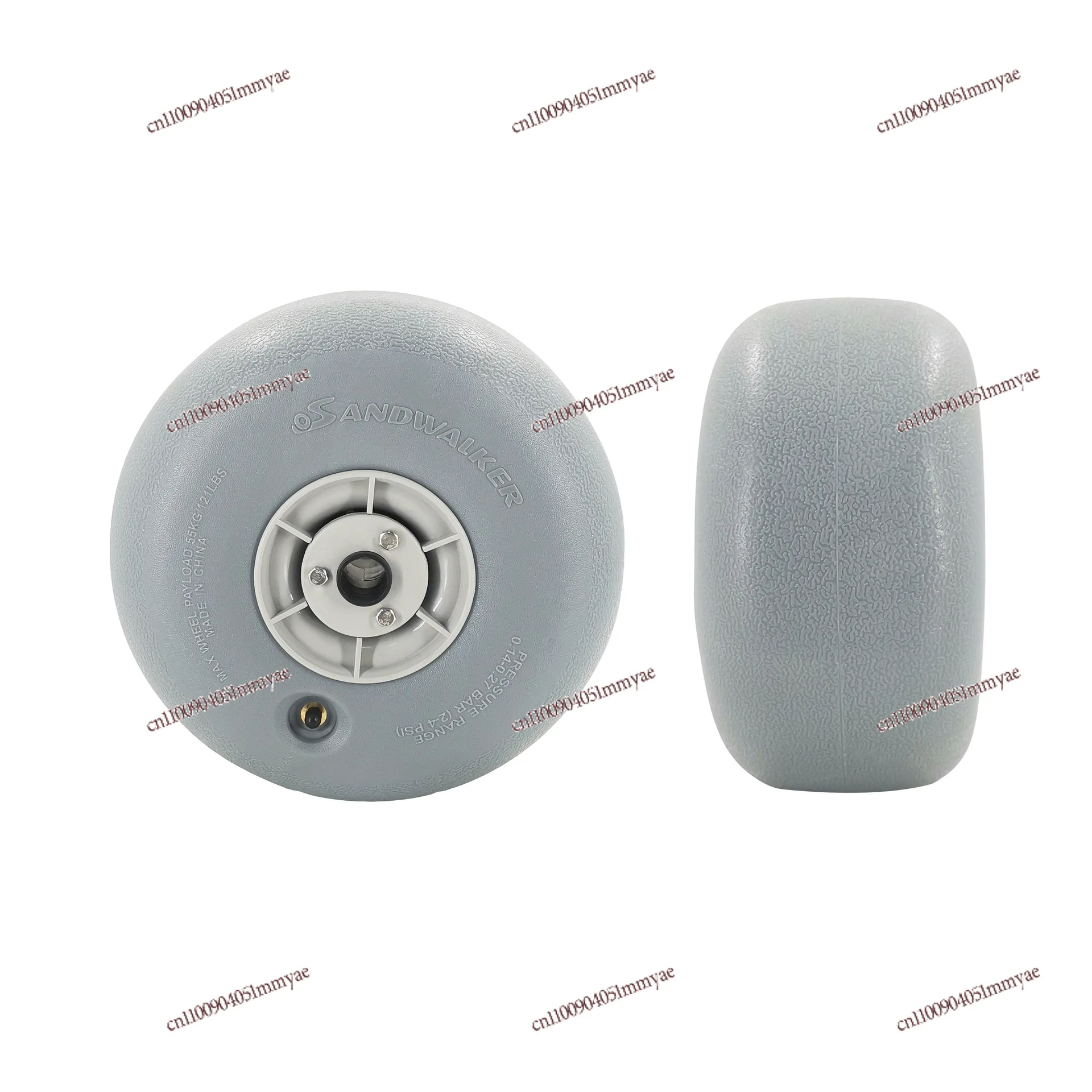 

12 Inch Inflatable PU Balloon Wheel Beach Cart Fishing Carts Outdoor Cart Camping Bike Surfboard Kayak Replacement Wheel