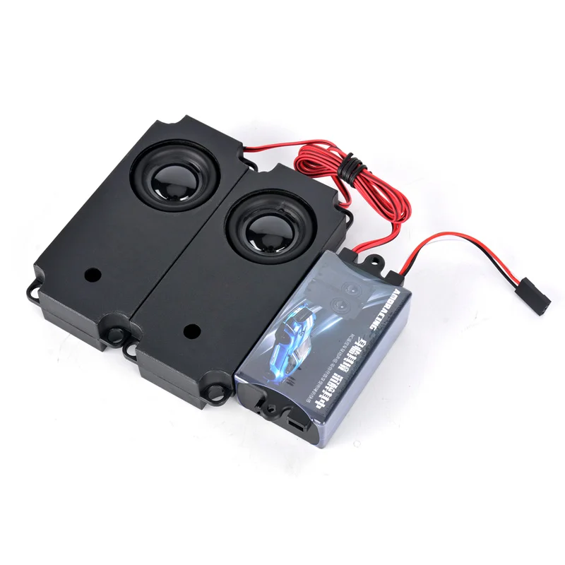 RC Car Parts Speakers 2 Generation Motor Sound Simulator Group 10 Effect Accelerator Linkage Engine Sound Simulator 1/10 Crawler