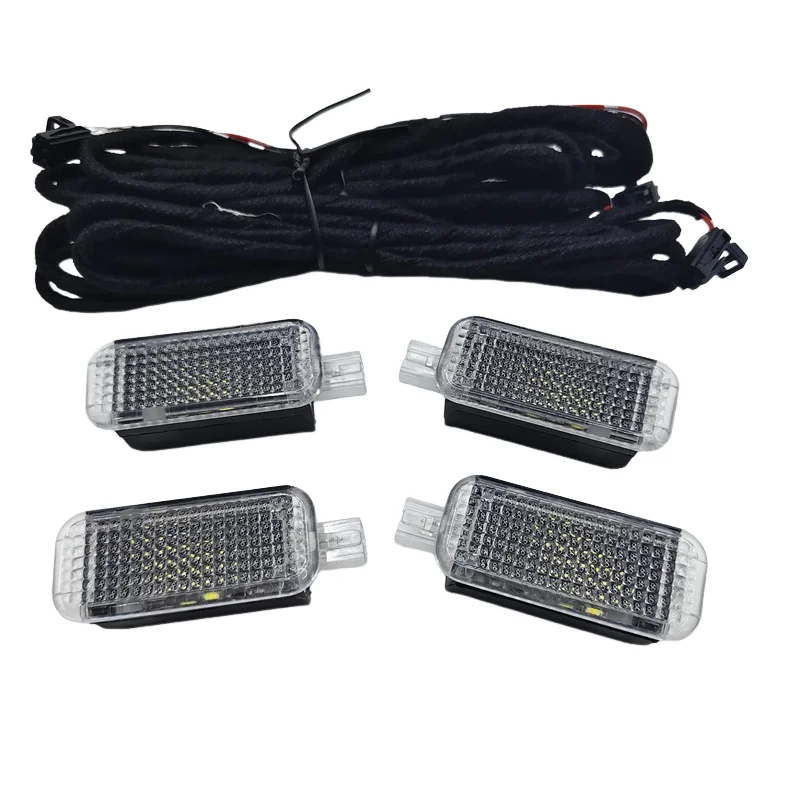 1Set OEM LED Footwell Interior Lamp for VW Golf 6 7 Jetta MK5 MK6 Tiguan Passat B7 B8, OE:5GG947409 5G0947409