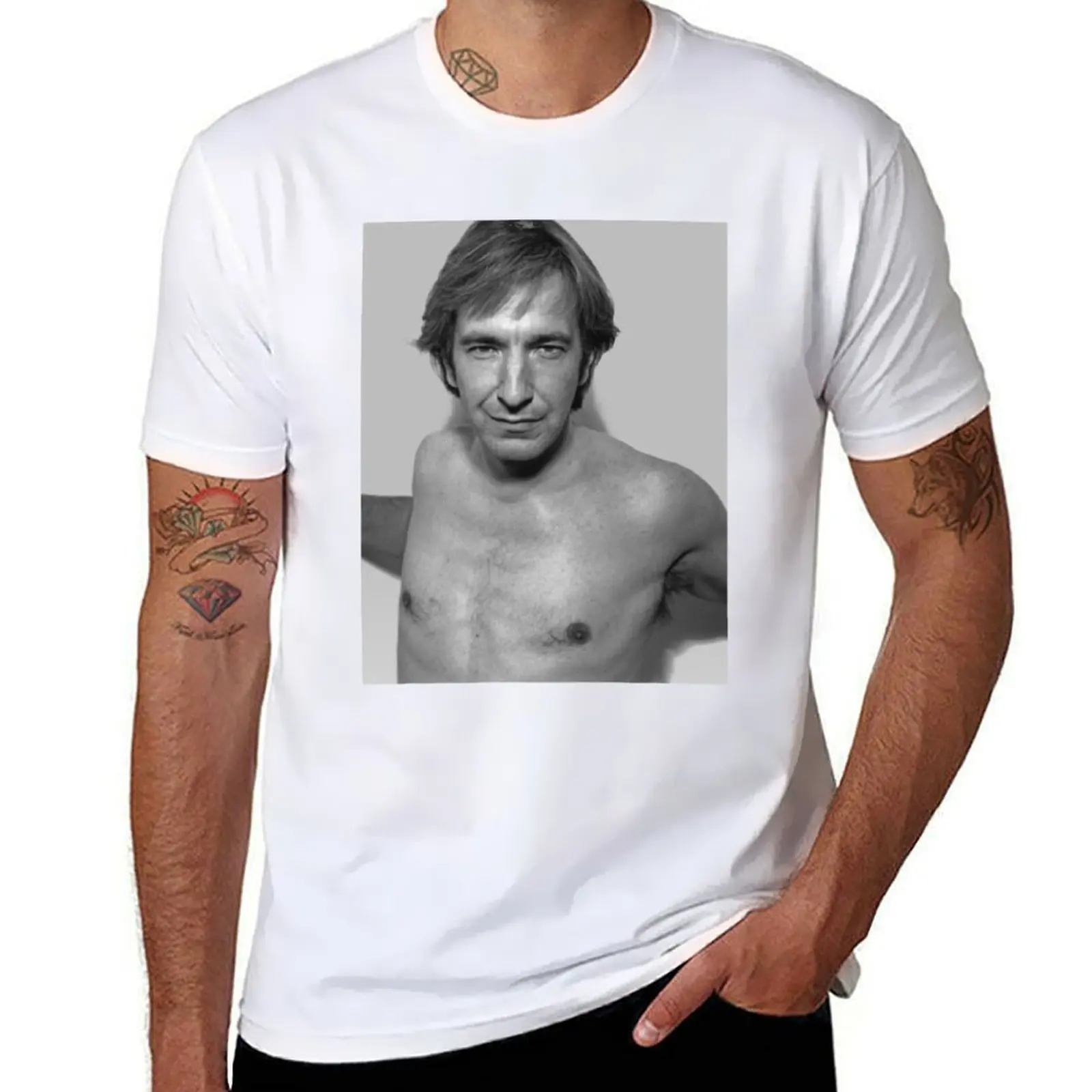 

Alan Rickman T-Shirt Outdoor Sports Short Sleeve Top