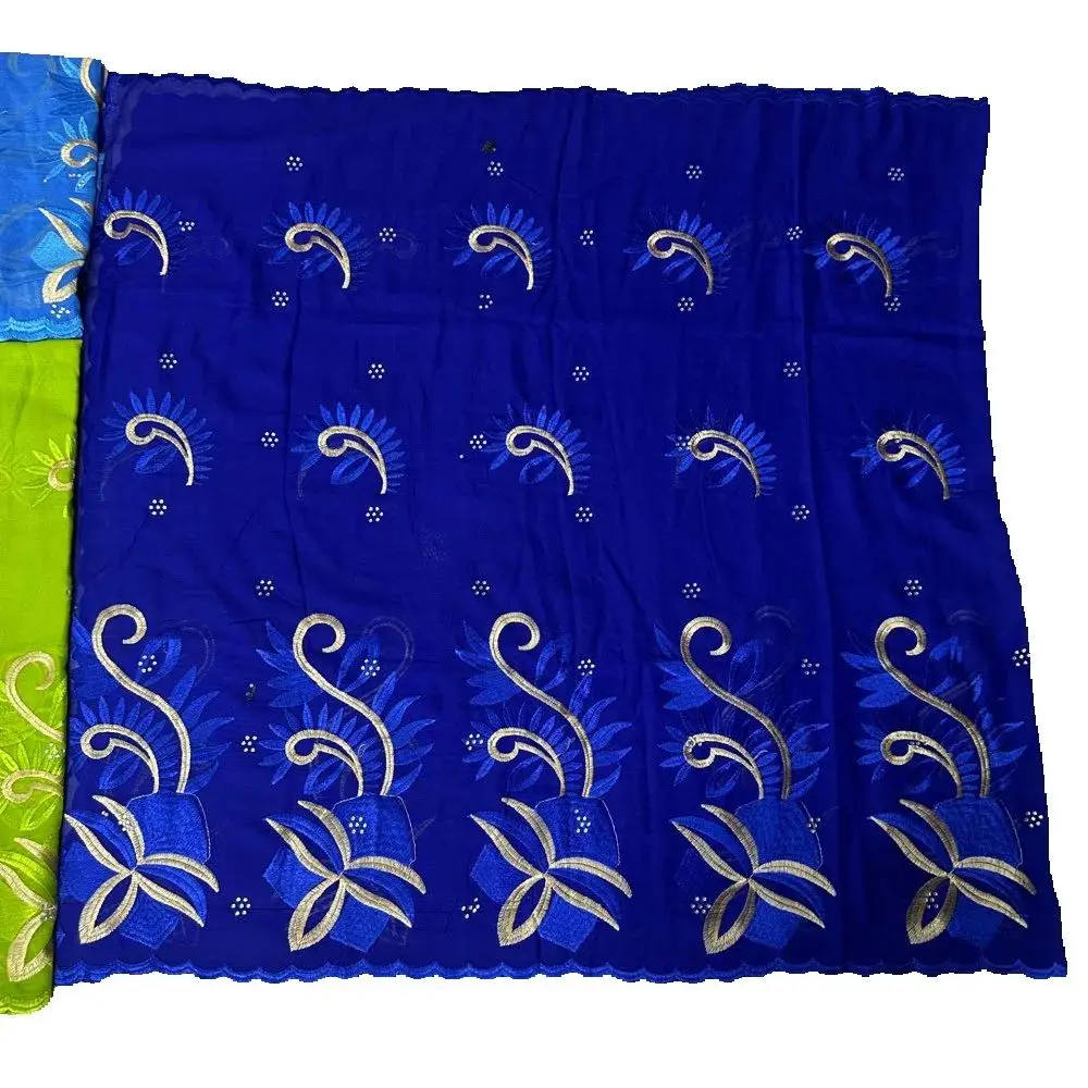 Sale 2025 New Dubai Islam Embroidered Shawl Soft Wool Jersey Hijab for Muslim Women Long Style New African Net for Spring Summer
