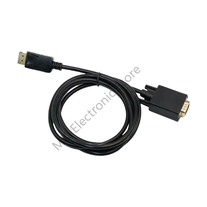 R2LF VGA ke DisplayPort Cable 1080p Computer VGA Untuk DisplayPort Monitor Adaptor Proyektor Pria Monitor untuk Monitor