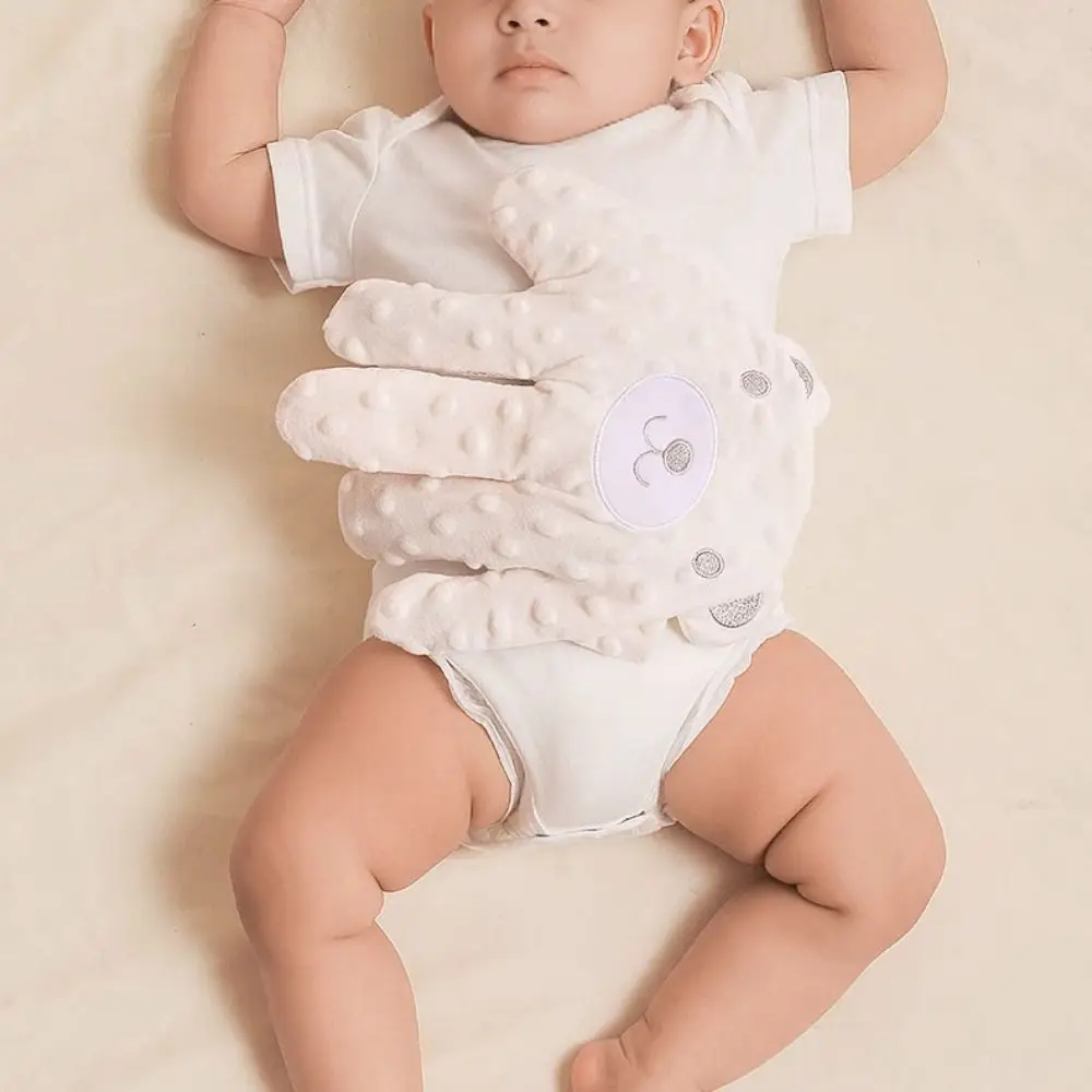 Soft Electric Baby Startle Prevention Glove Velvet With Remote Control Baby Soothing Palm Cartoon Baby Sleeping Palm