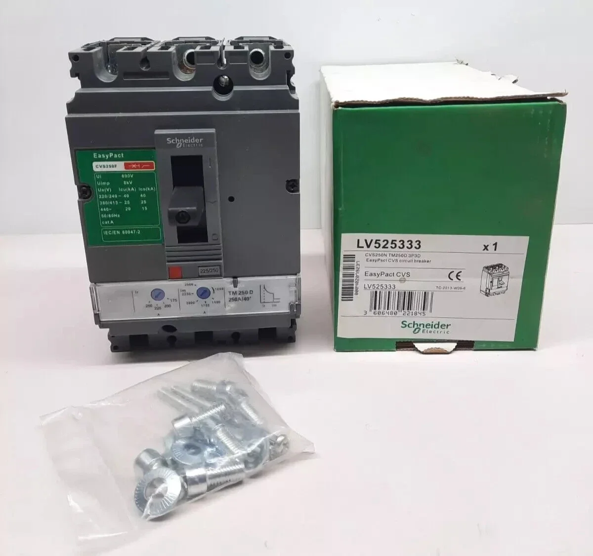 

LV525333 CVS250F TM250D 3P3D автоматический выключатель