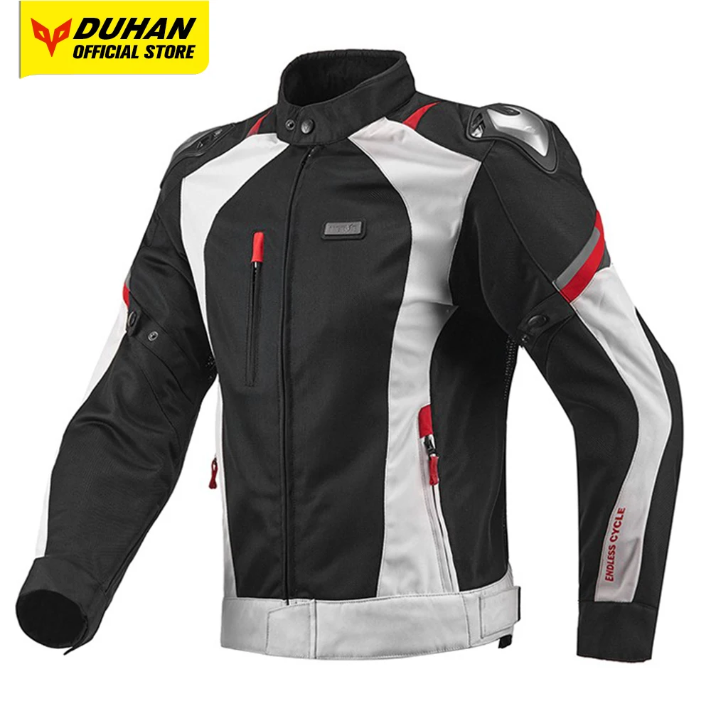 Windproof Motorbike Jacket Summer Breathable Mesh Motorcycle Riding Clothes Outdoor Anti Drop Motorcycle Jacket 