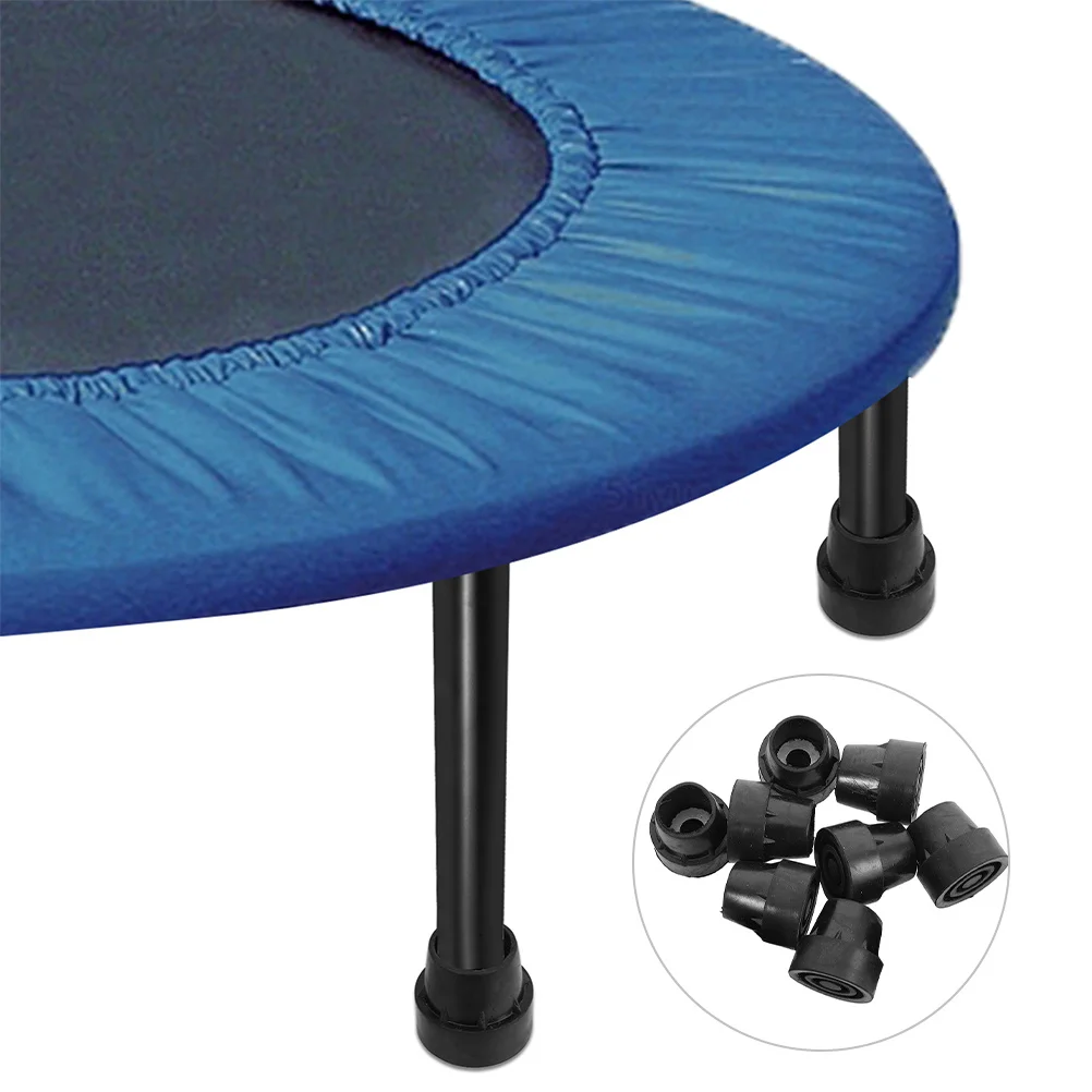 

12Pcs Trampoline Leg Caps Sturdy Rubber Anti Slip Tips Secure Fit for Leg Tubes Prevent Wobbling Safety Protection