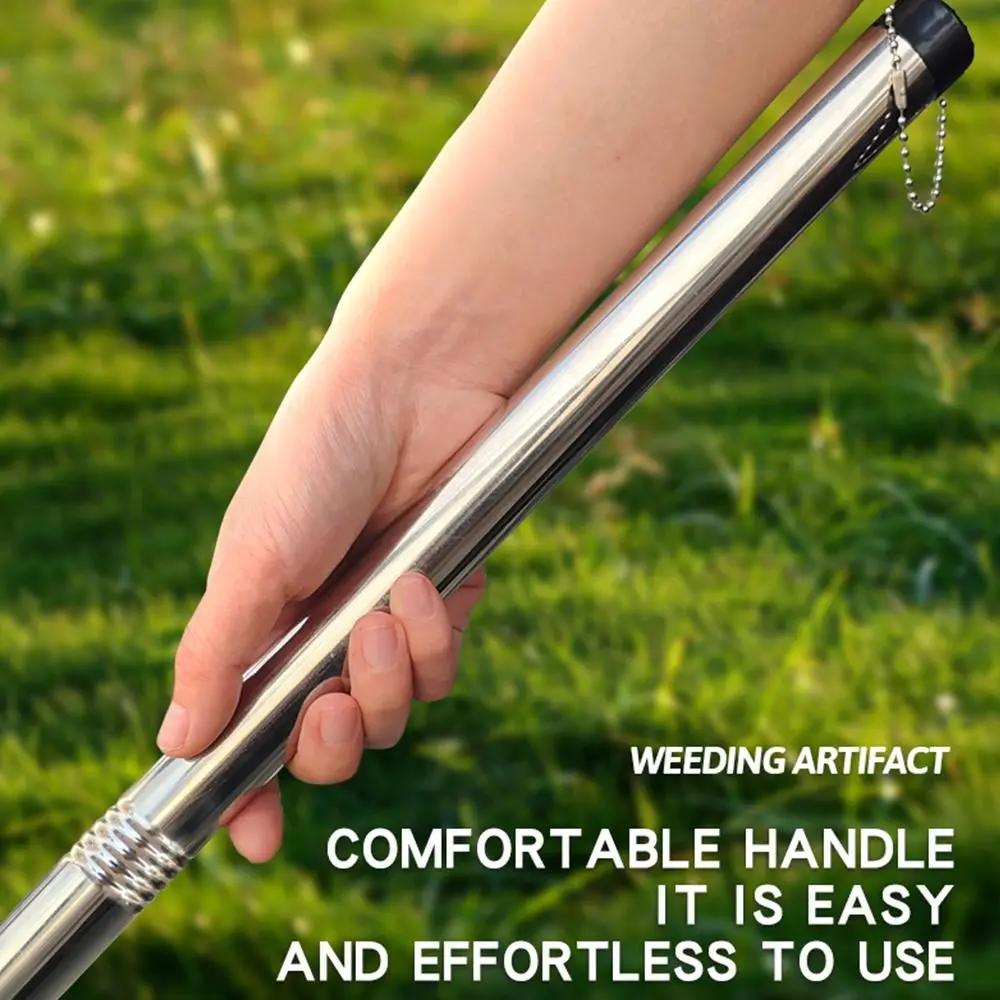 

Convienent 2 in 1 Weeds Pullers Cracks Crevice Manual Weeds Remover Tool Outdoor Work No Bending Over Garden Tools Garden Use