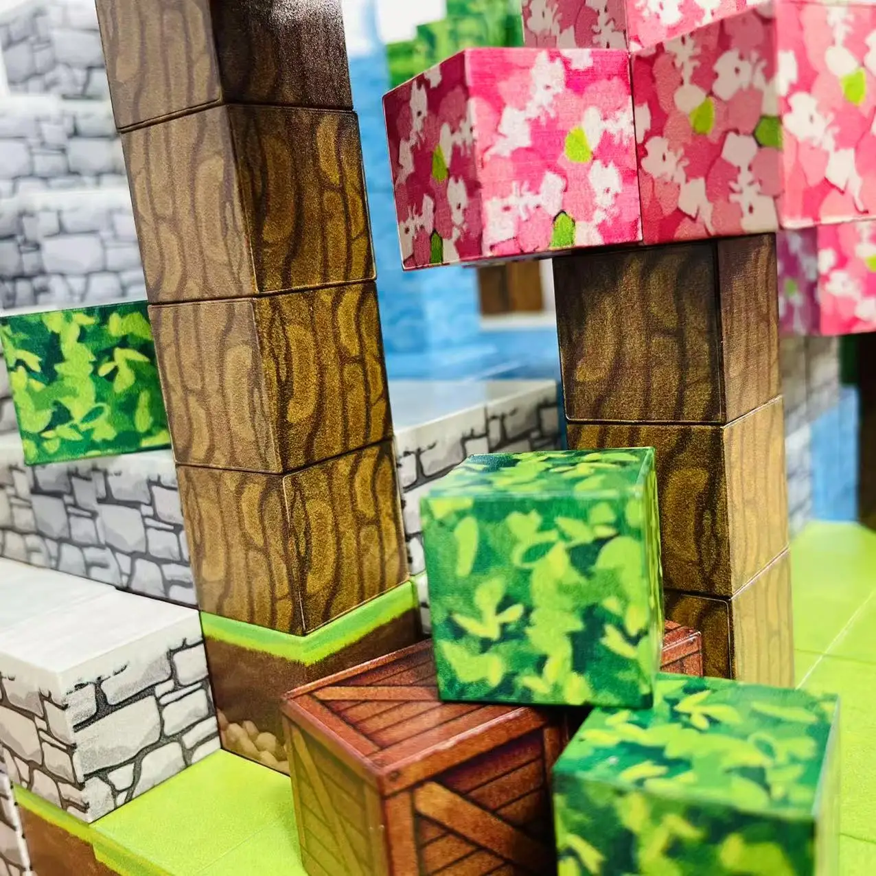 Magnetyczne Klocki Konstrukcyjne Kreatywne Cegły Moja Słynna Scena Świat Architektoniczny Zestaw DIY Model Zabawka dla Dzieci Prezent na Boże Narodzenie dla Chłopców i Dziewcząt