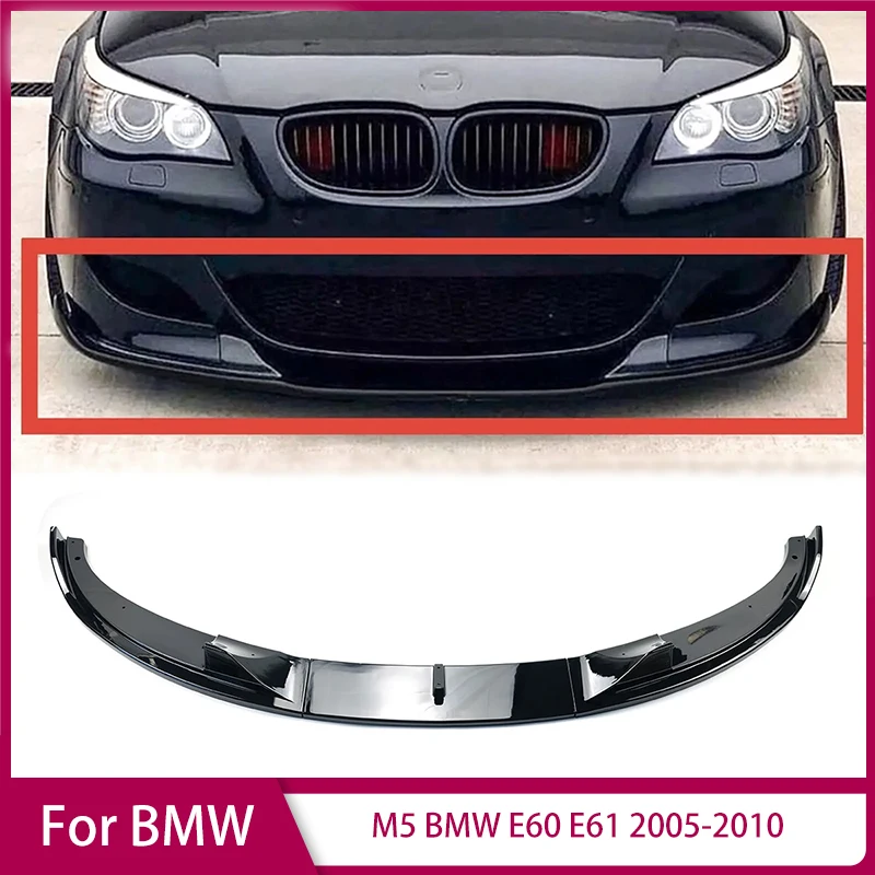 For BMW M5 BMW E60 E61 M5 2005-2010 Front Bumper Splitter Lip Spoiler Splitter Diffuser Front Shovel Surround Bumper Guard