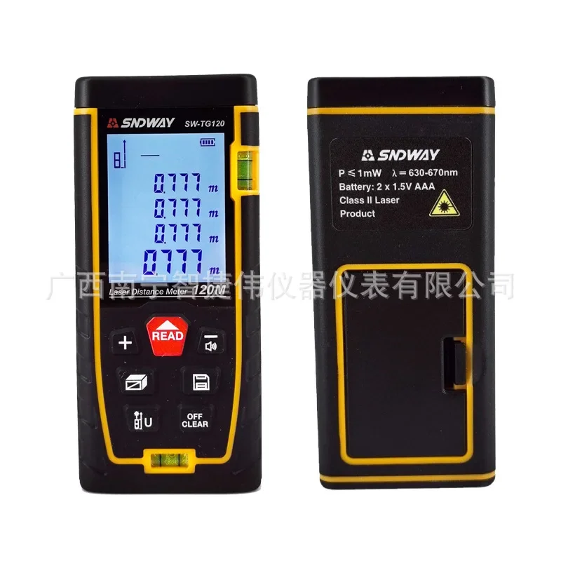 

Самый продаваемый дальномер SNDWAY SWTG120/TG50, дальномер, линейка, электронная линейка, английская