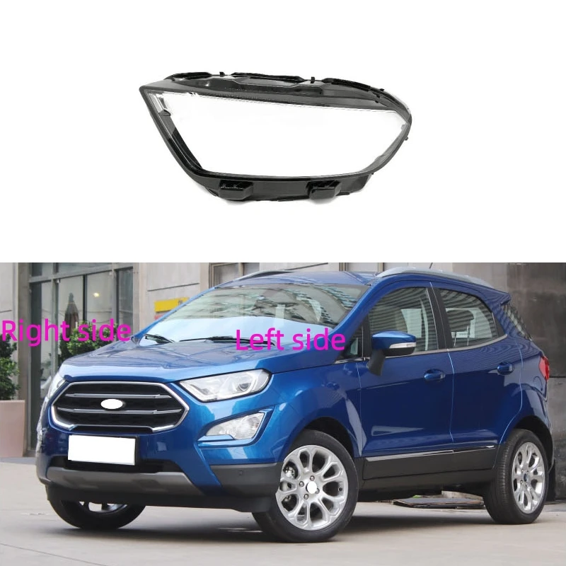 

For Ford EcoSport 2018 2019 Car Headlight Shell Headlamp Cover Replace Lamp Shade Headlamp Lens Glass