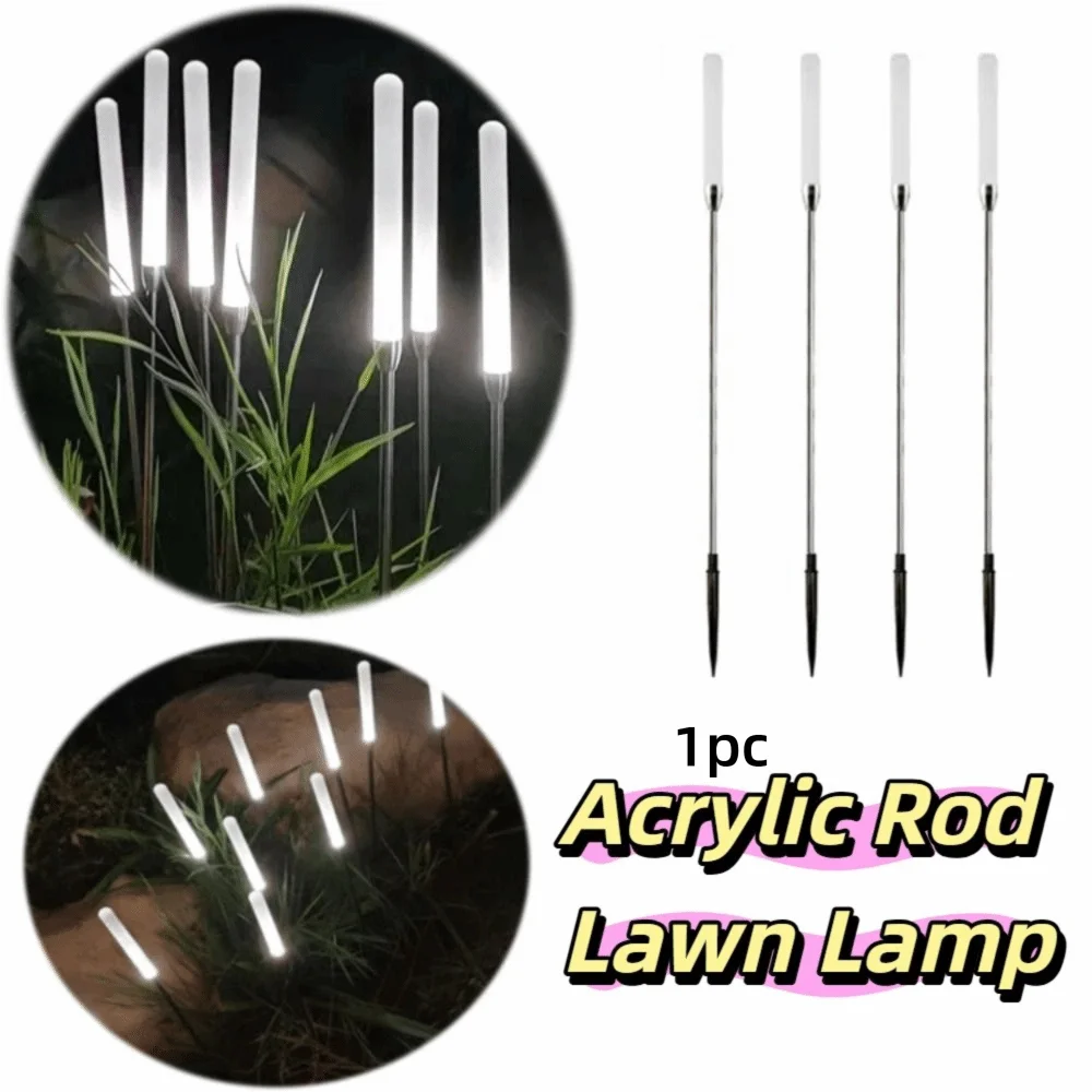 

Decorate Waterproof Landscape Lighting Acrylic LED Lawn Lamp Ground-Mounted Frosted Acrylic Rod Outdoor Decorate Lamp Villa