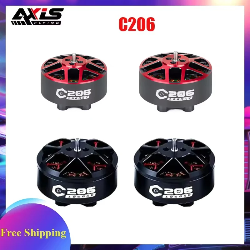 Axisflying C206 2006 1960KV 2500KV FPV Brushless Motor 6S Lipo 1.5mm Shaft For RC FPV 3.5inch Duct Circle Drones DIY Parts