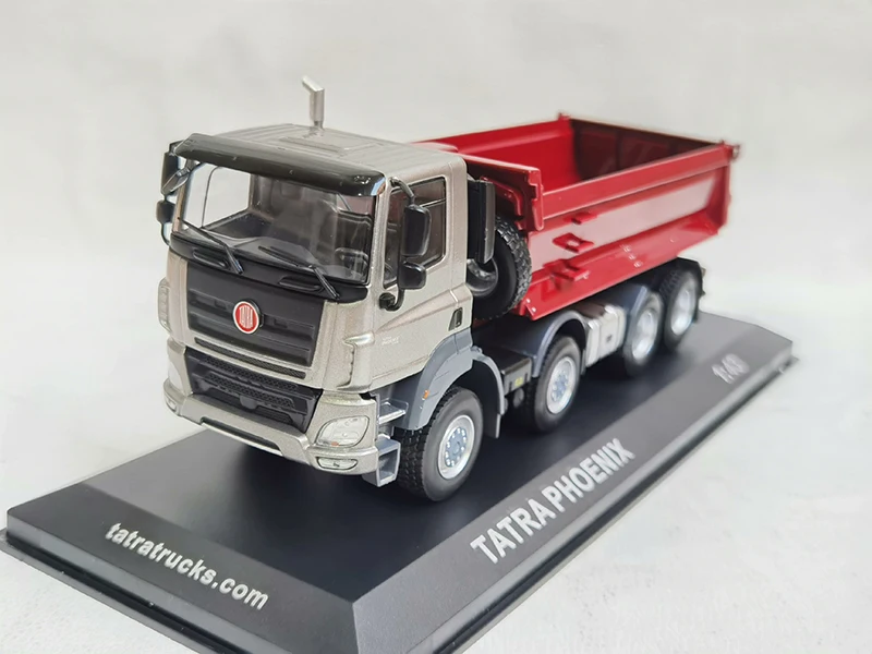 Diecast 1:43 Scale TATRA Dumper Truck Simulation Alloy Car Model Toys Vehicle Collectible Souvenir