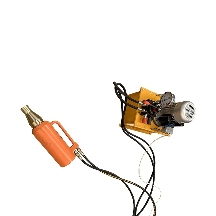 Hydraulic Mono Single Strand Post Tensioning Jack With Prestressed Electric Oil Pump