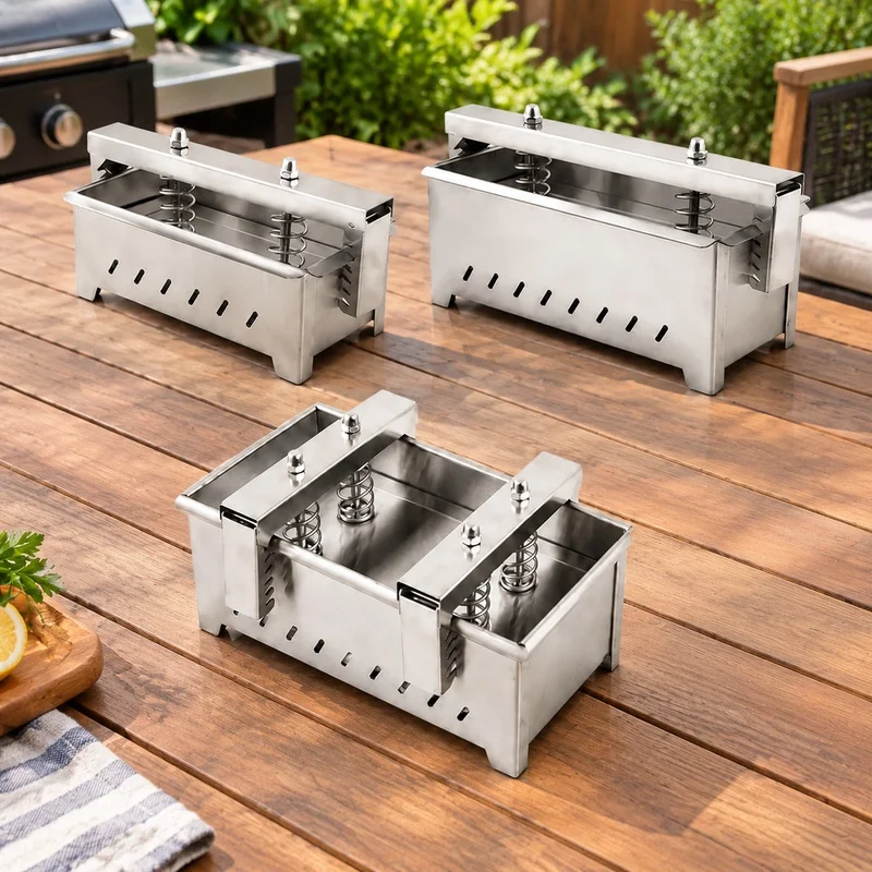 Heavy-Duty Square Meat Press for Kitchen Use - Durable Mold Designed to Shape and Compress Frozen Beef, Pork, and Ham