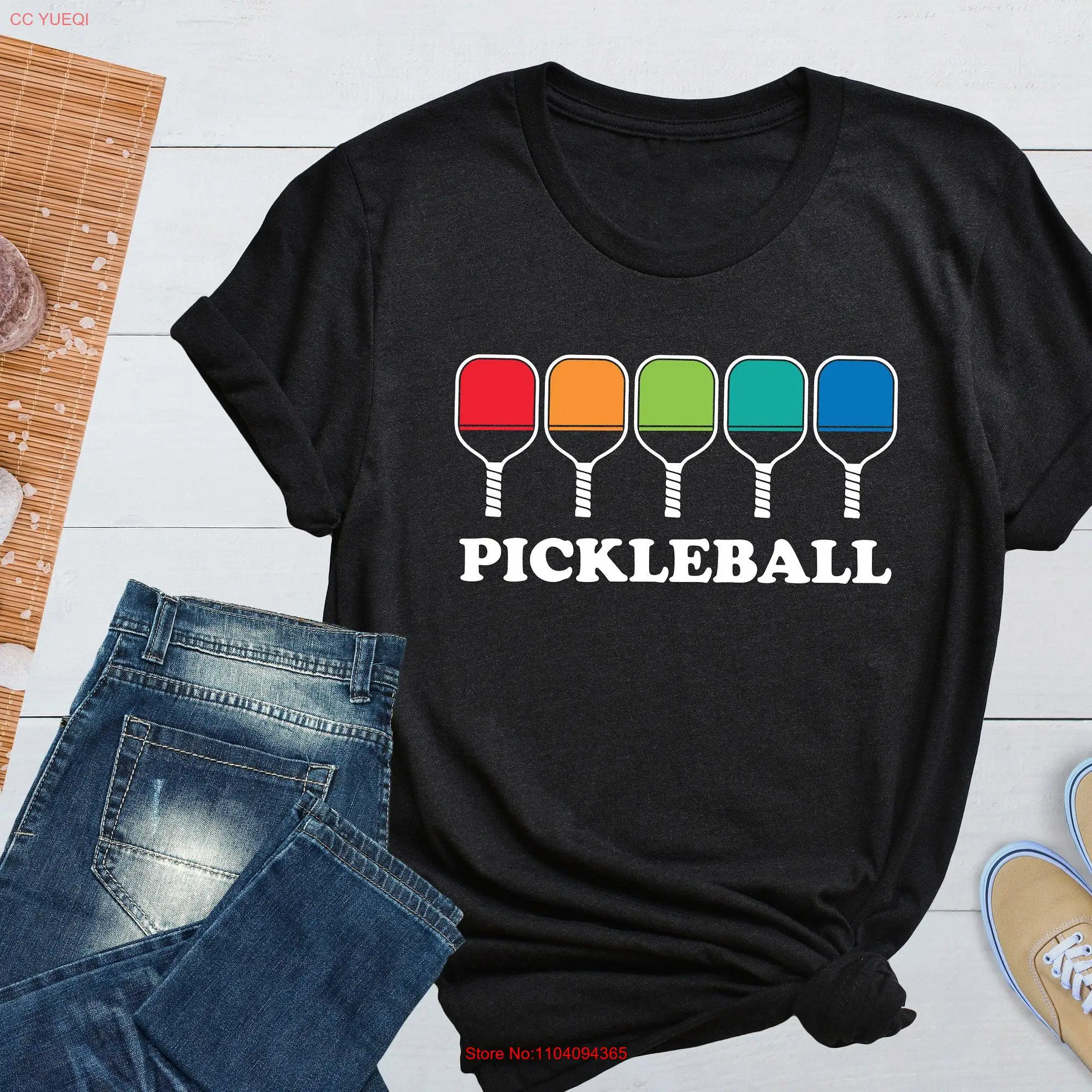 Pickleball T Shirt Pickleballer Retro Sport Outfit Social Club Lover long or short sleeves